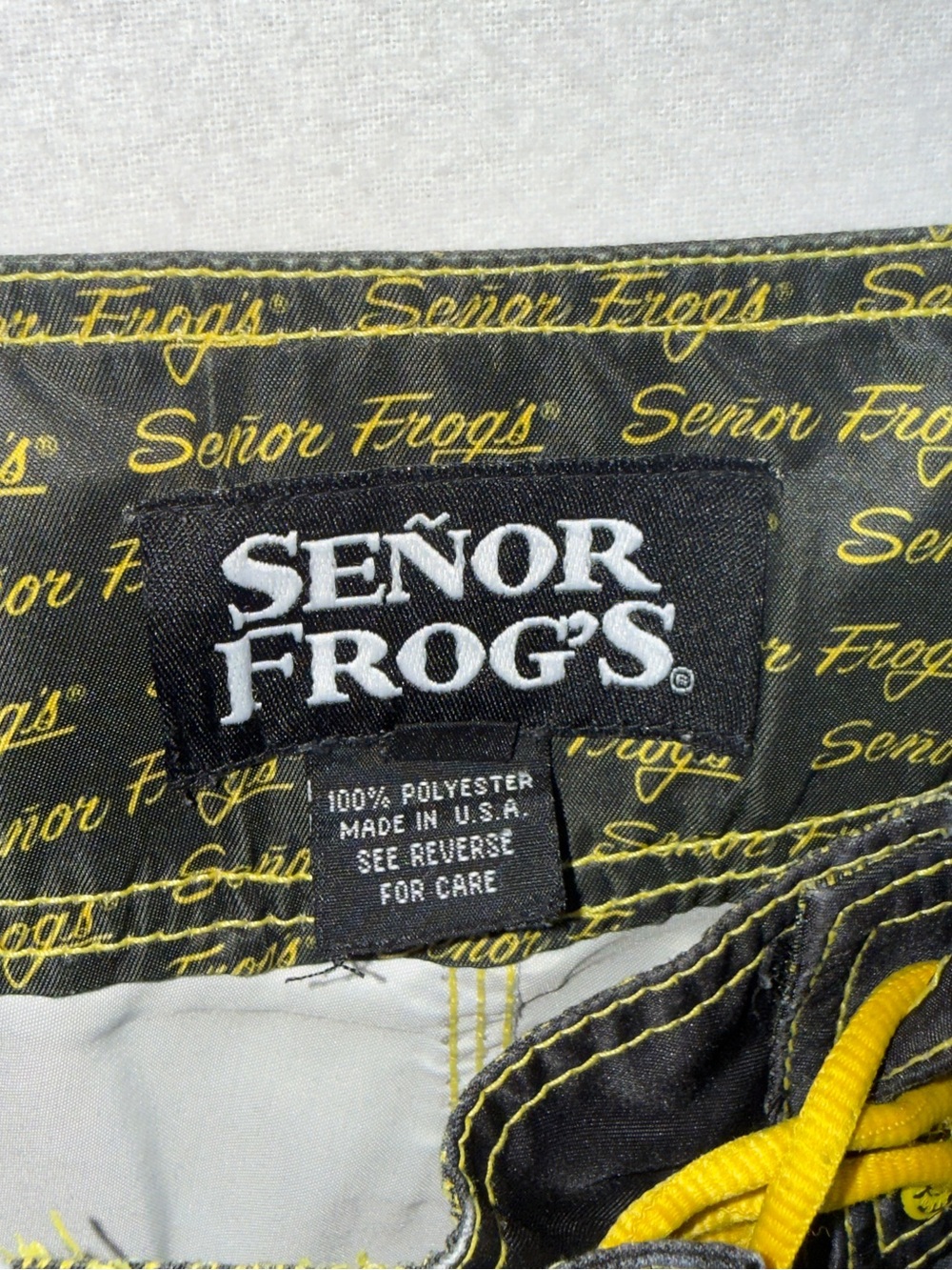 Y2K flame board shorts senor frogs - Picture 7 of 8